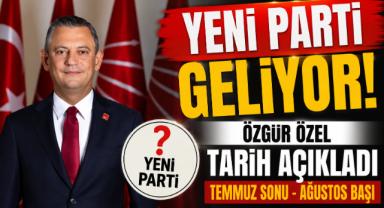 Yeni Parti Geliyor! Özgür Özel Tarih Açıkladı