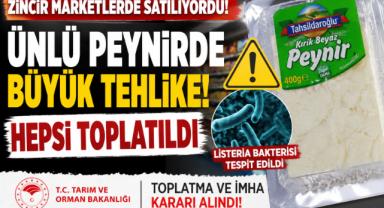 Zincir Marketlerde Satılan Peynir Toplatıldı! Bakanlıktan İmha Kararı
