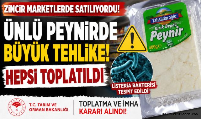 Zincir Marketlerde Satılan Peynir Toplatıldı! Bakanlıktan İmha Kararı